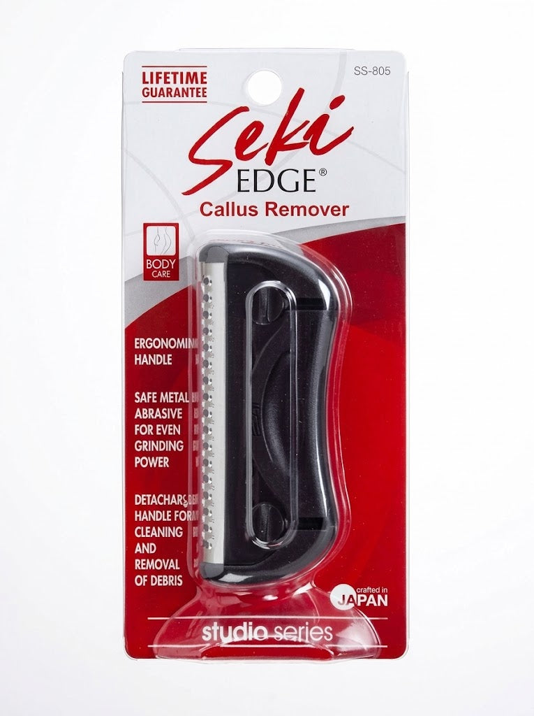 Seki Edge SS-805 Paslanmaz Çelik Topuk Rendesi ve Profesyonel Ayak Bakım Aleti