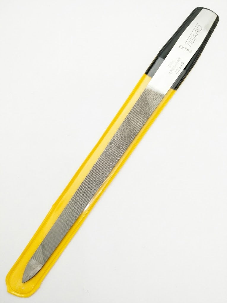Figaro K-1850 Avrupa Çift Taraflı Karbon Çelik Tırnak Törpüsü 18.5 cm