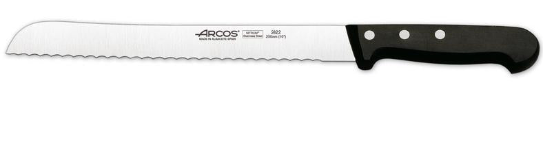 Arcos NITRUM® Tırtıklı Ekmek Bıçağı 25 cm – POM Saplı - NetMilli