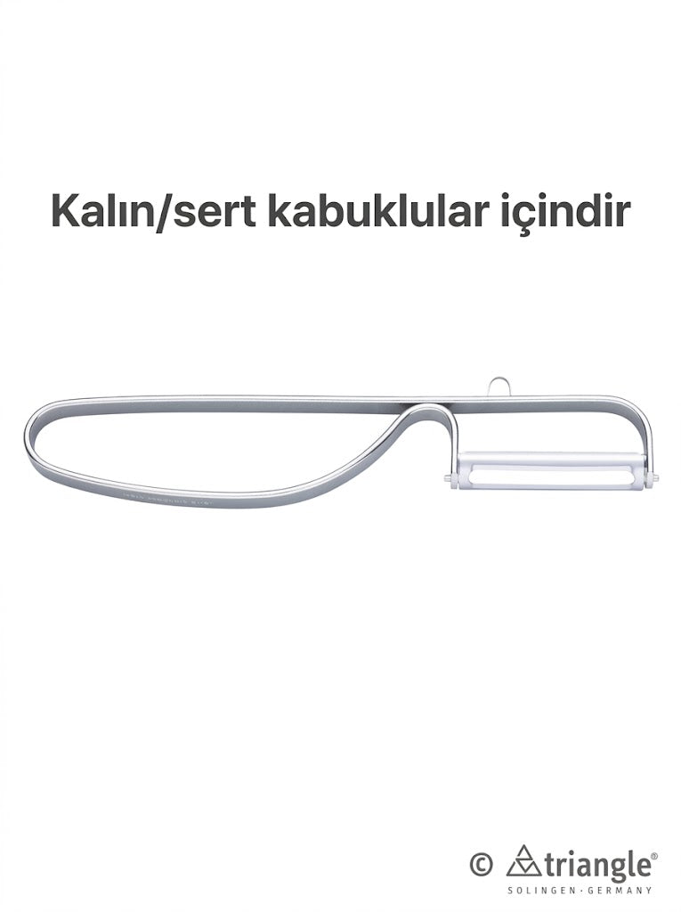 Solingen Triangle Paslanmaz Domates ve Kivi Soyucu -  Kalın Kabuk İçin - NetMilli